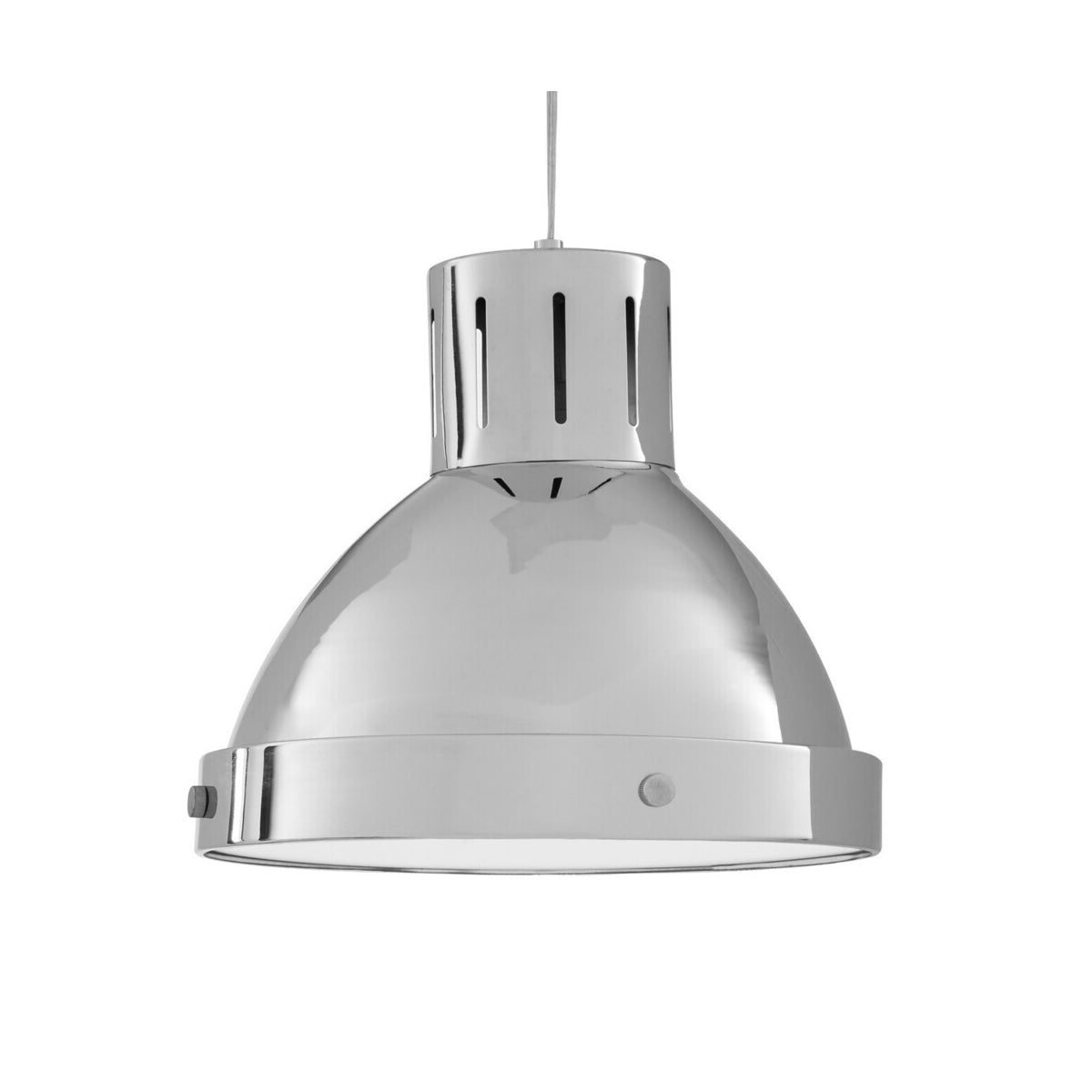 Jasper Bowl Shaped Pendant Light with Chrome Finish