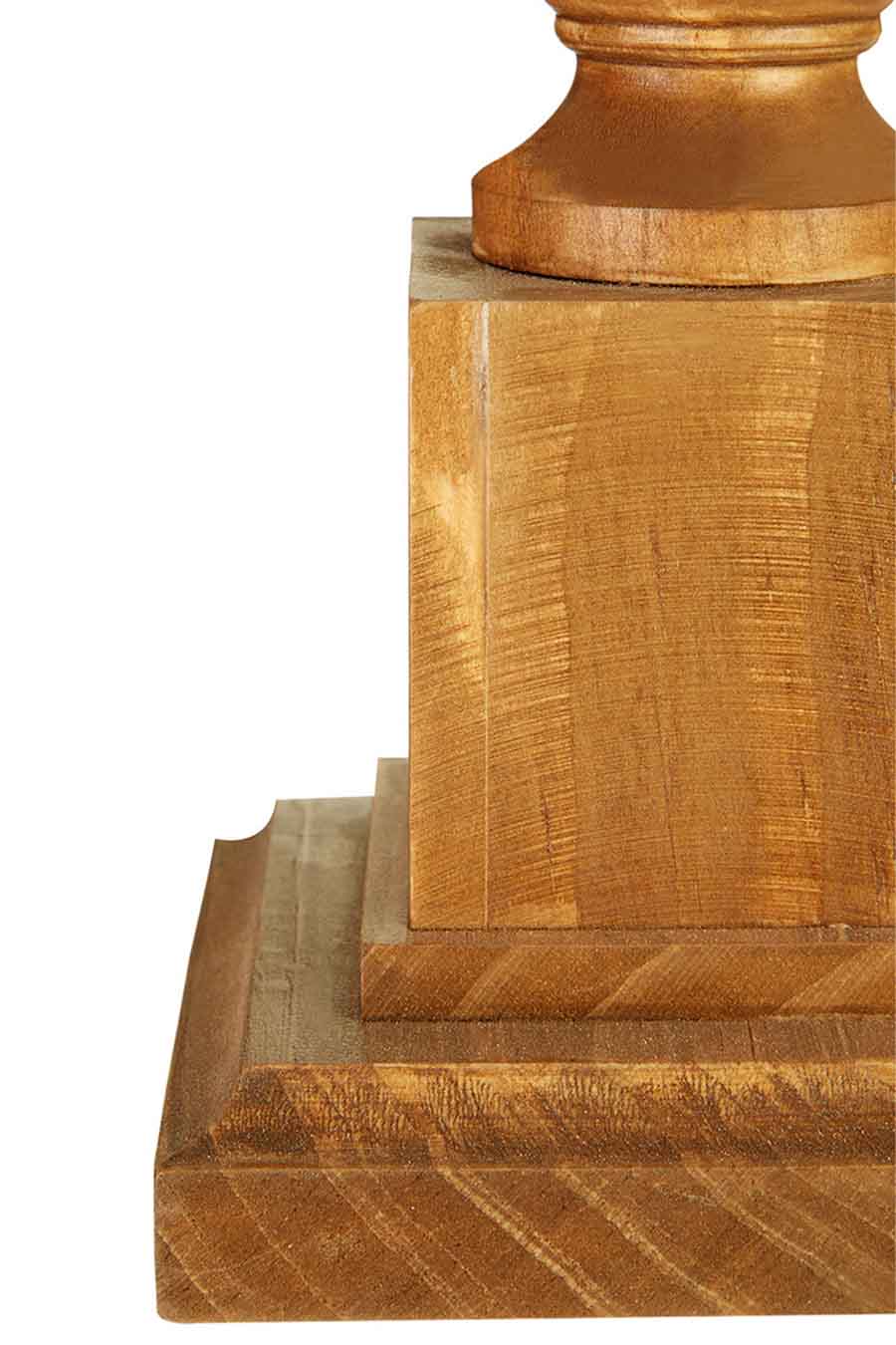 Emely Candle Table Lamp with Square Base