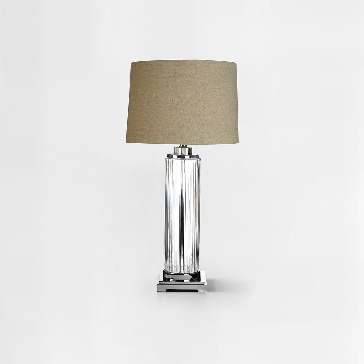 Alona Table Lamp With Stone Linen Shade