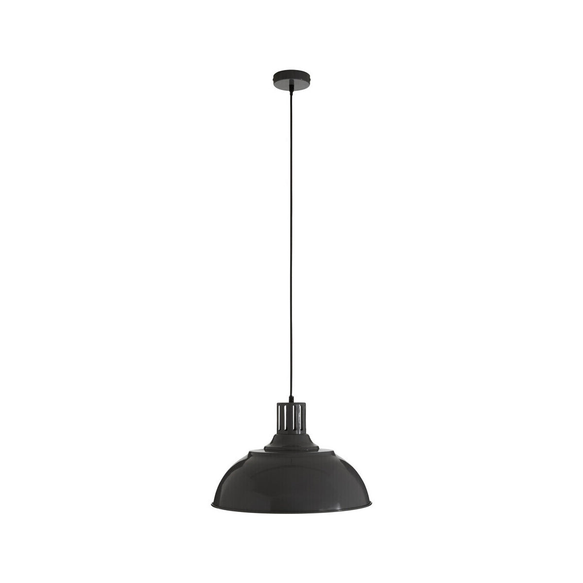 Brook Grey Metal Pendant Light