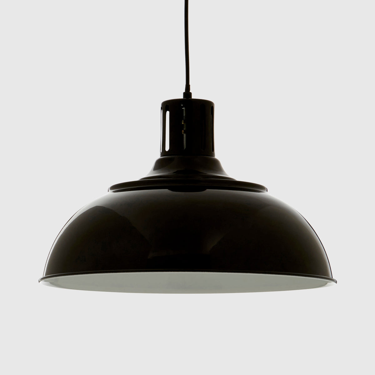Brook Black Metal Pendant Light