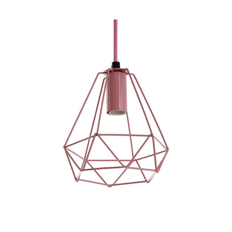 Beli Pink Metal Wire Pendant Light
