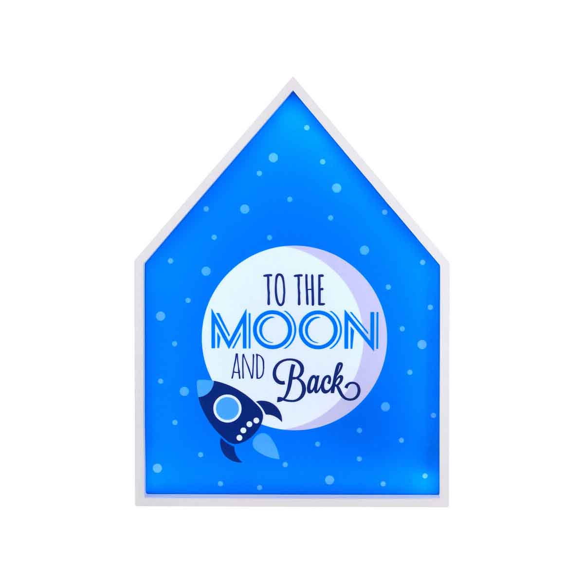 To The Moon & Back LED Light Box