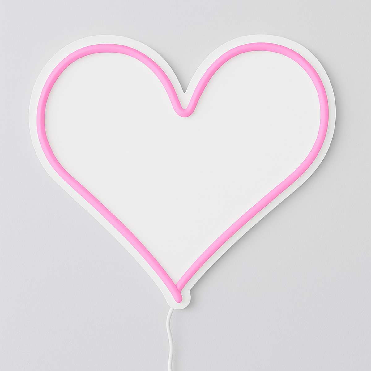 Neon Heart Design LED Box Light
