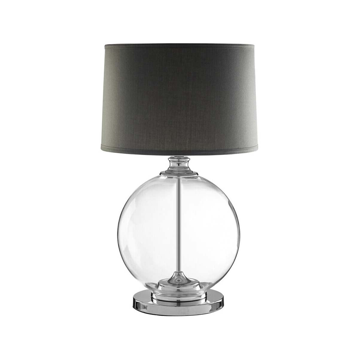 Edna Small Grey Linen Shade Table Lamp