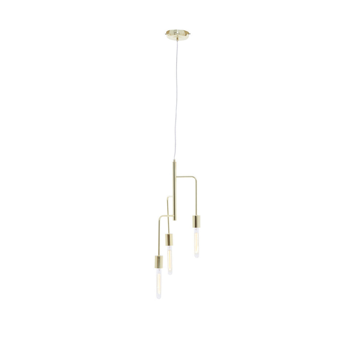 Lagona 3 Bulb Gold Finish Pendant Light