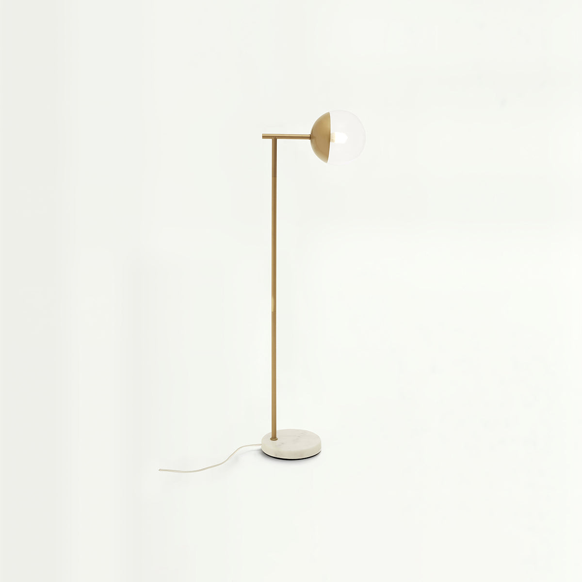Revive Gold Finish Metal Floor Lamp