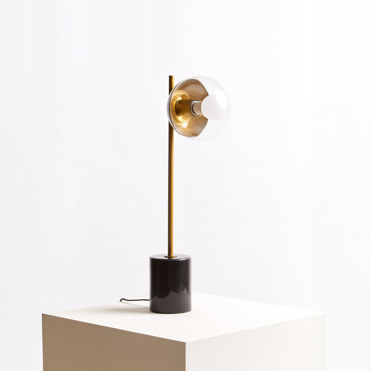 Revive Small Gold Finish Metal Table Lamp