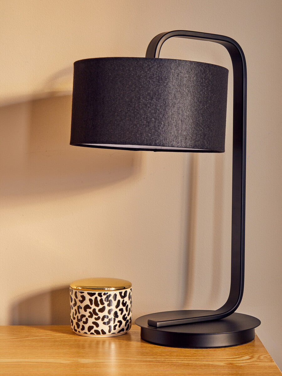 Leyna Black Table Lamp