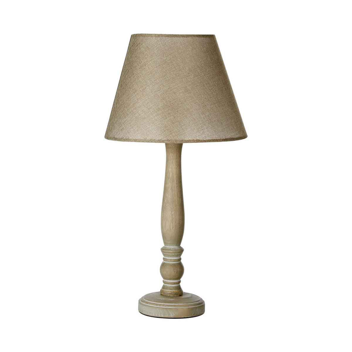 Maine Candlestick Table Lamp with Plain Rod