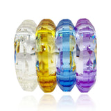 Topaz Acrylic Faceted Banlge