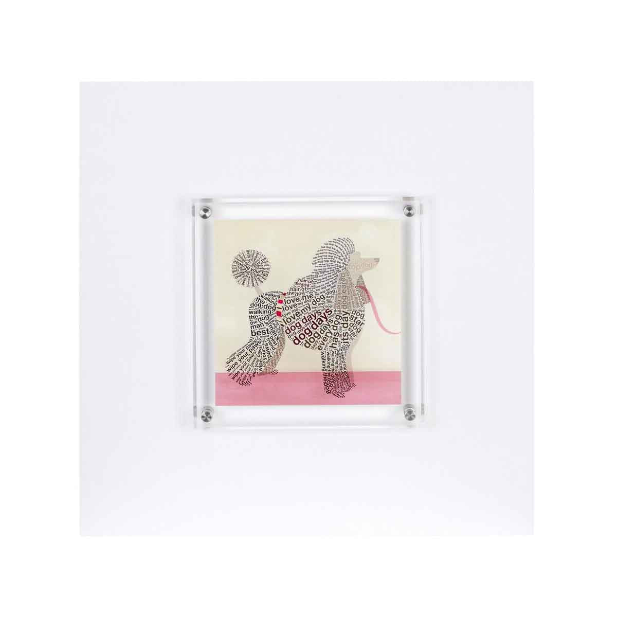 Framed Poodle Wall Art