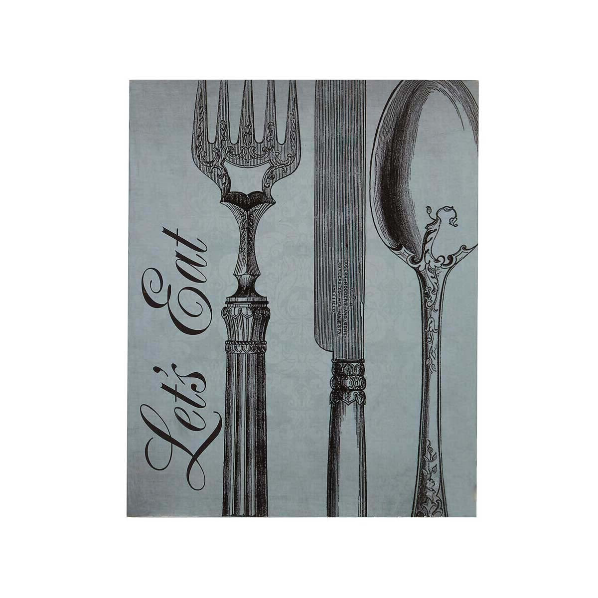Lets Eat Wall Plaque