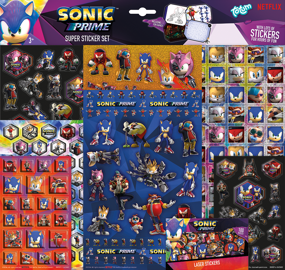 Sonic Super Sticker Set