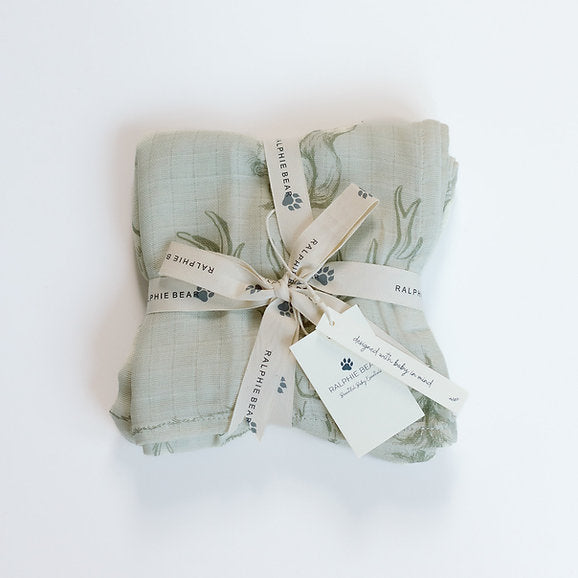 Large Swaddle Muslin - Woodland