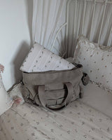 Floral Stripe Travel Changing Mat