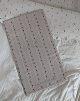 Floral Stripe Travel Changing Mat