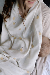Large Swaddle Muslin - Pears