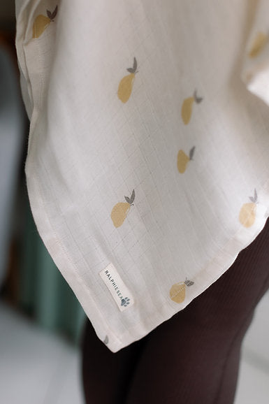 Large Swaddle Muslin - Pears