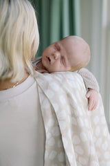 Large Swaddle Muslin - Scallop