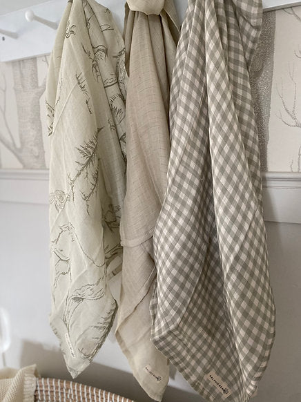 Set of 3 Muslins - Highlands Collection