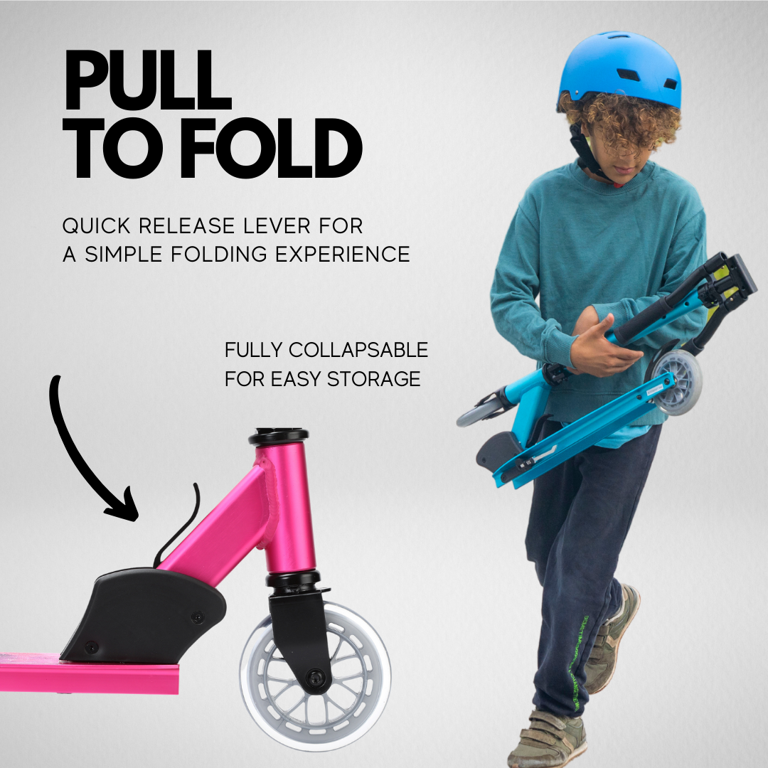 Black - Deluxe 2 Wheel Scooter