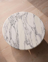 Abdurrahman Round Coffee Table, All Marble