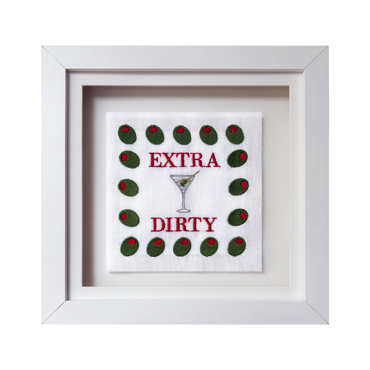 Extra Dirty Embroidered Artwork