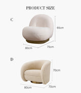 A532 Boucle Lounge Chair