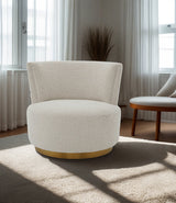 A532 Boucle Lounge Chair, Display (with scratches on the base)