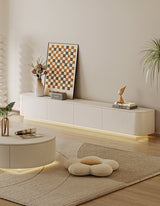 Absinthia TV Stand, Cream, With LED Light