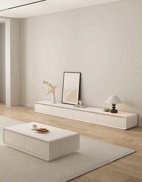 Addie TV Stand, Cream