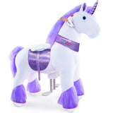 Ride-on Plush Unicorn Age 4-8 Purple（UK&EU in Stock）
