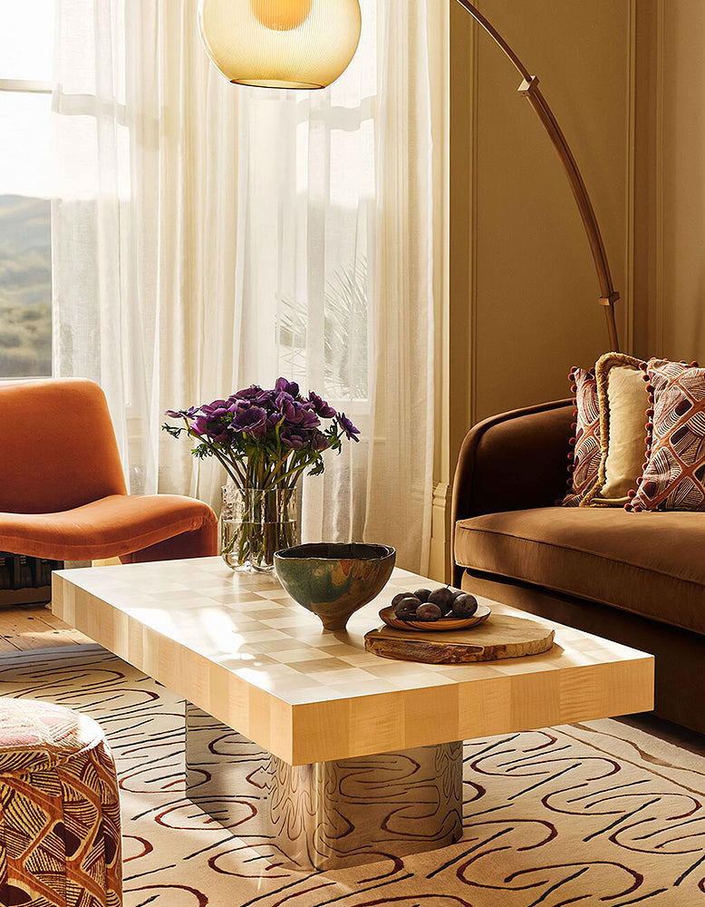 Abrahams Rectangle Coffee Table, Wood