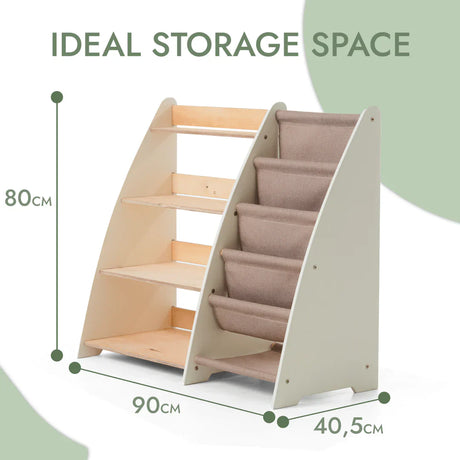 2in1 Montessori Shelf for Books and Toys
