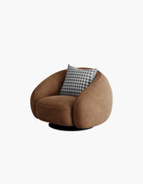 Abreu Swivel Accent Chair, Round Armchair