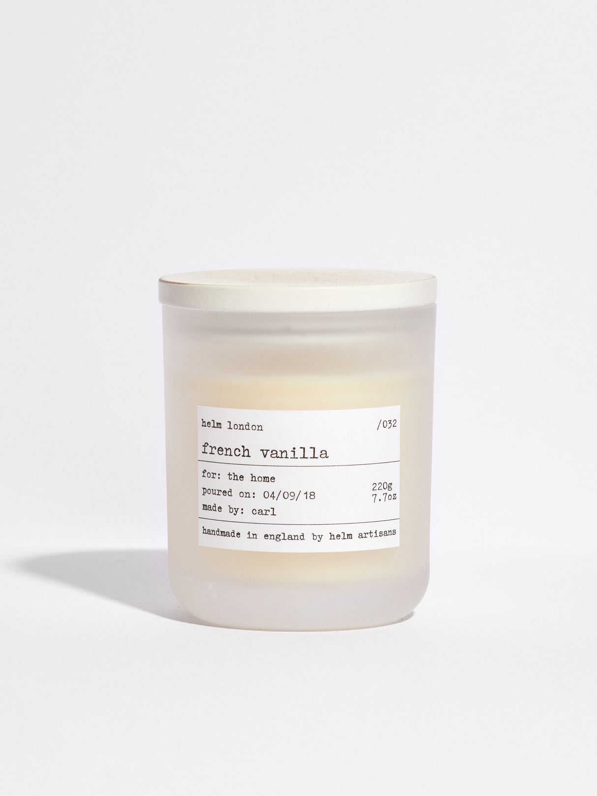French Vanilla Luxury Candle