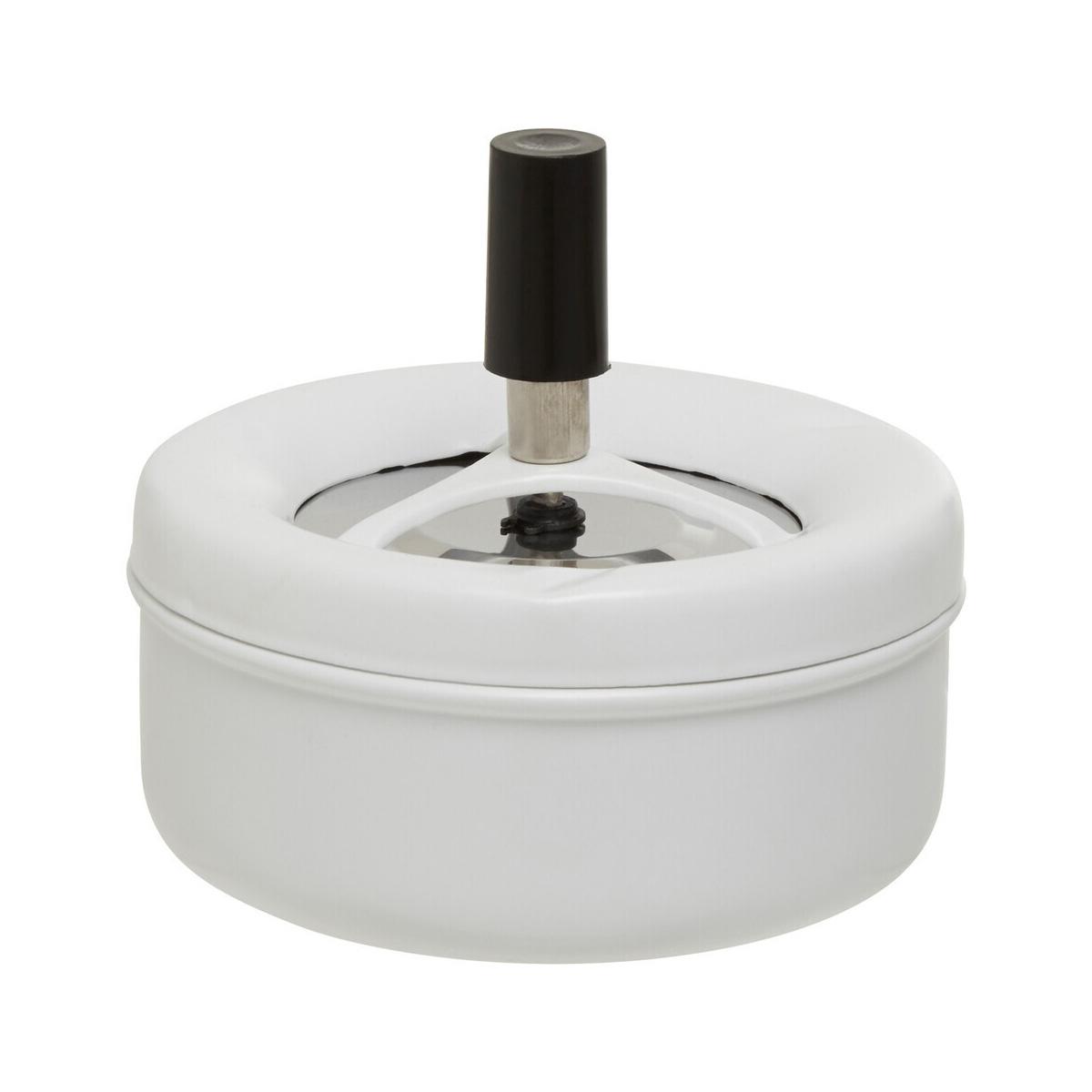 Matte White Medium Spinning Ashtray