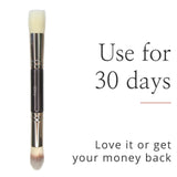 Double Ended Vegan Foundation Brush
