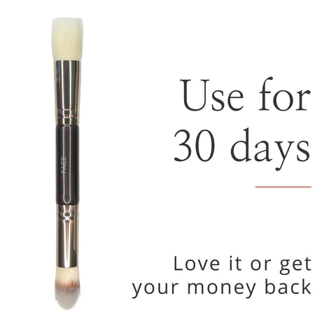 Double Ended Vegan Foundation Brush