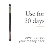 Double Ended Vegan Eyeshadow Brush