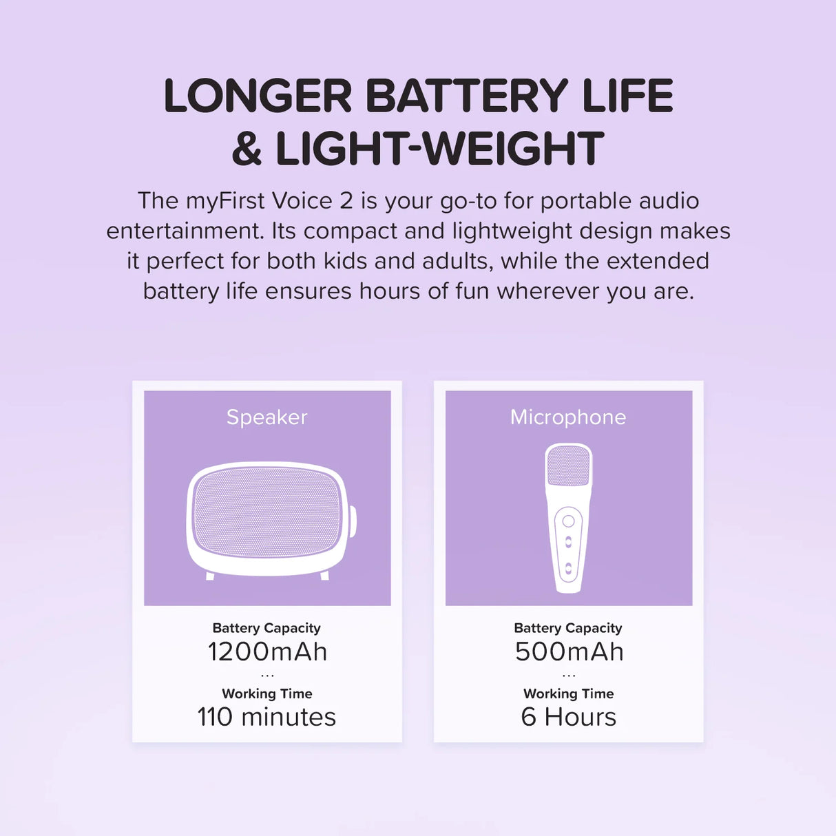 Kids Karaoke Machine - Purple