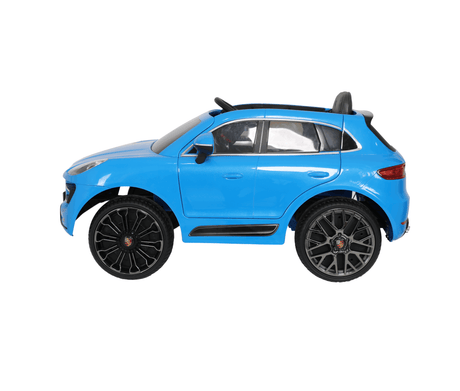 Rollplay Porsche Macan 12V Electric Ride-on Car + RC - Blue