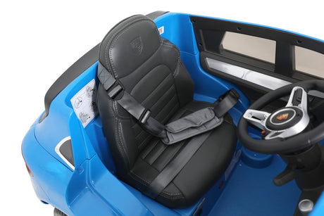 Rollplay Porsche Macan 12V Electric Ride-on Car + RC - Blue
