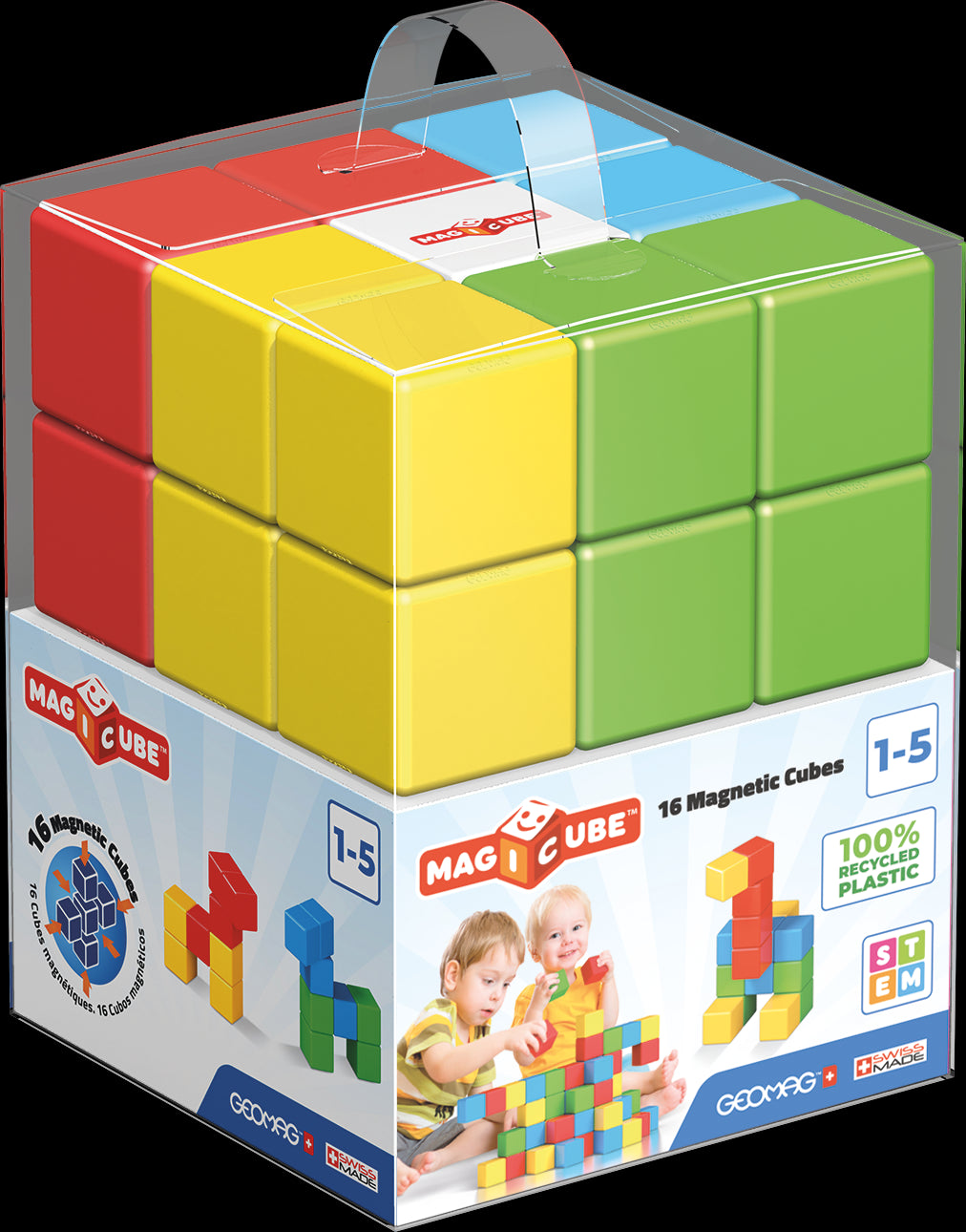 Geomag Magicube Green Line 16 Cubes