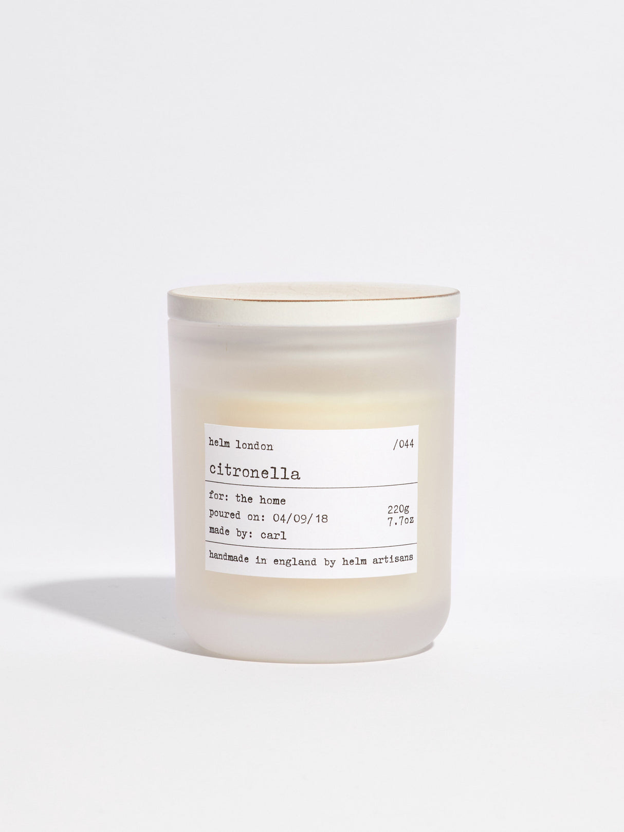 Citronella Luxury Candle