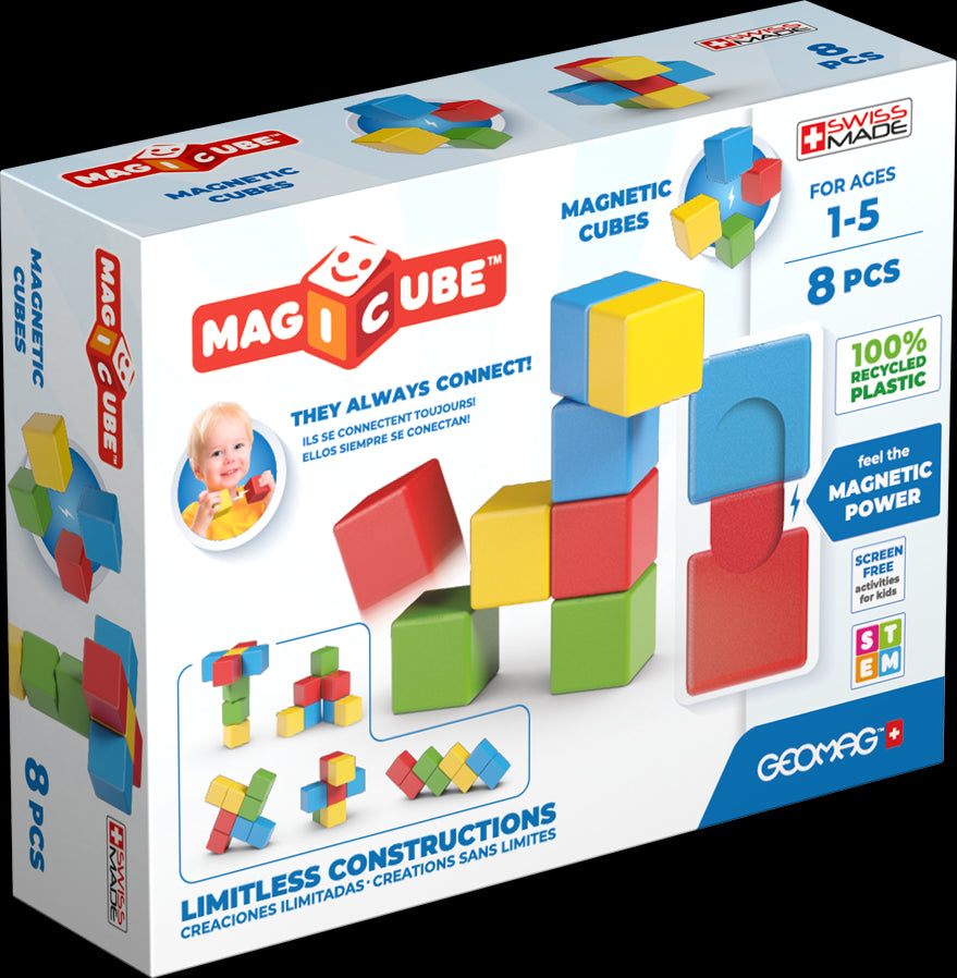 Geomag Magicube Recycled Starter Set 8 Pieces