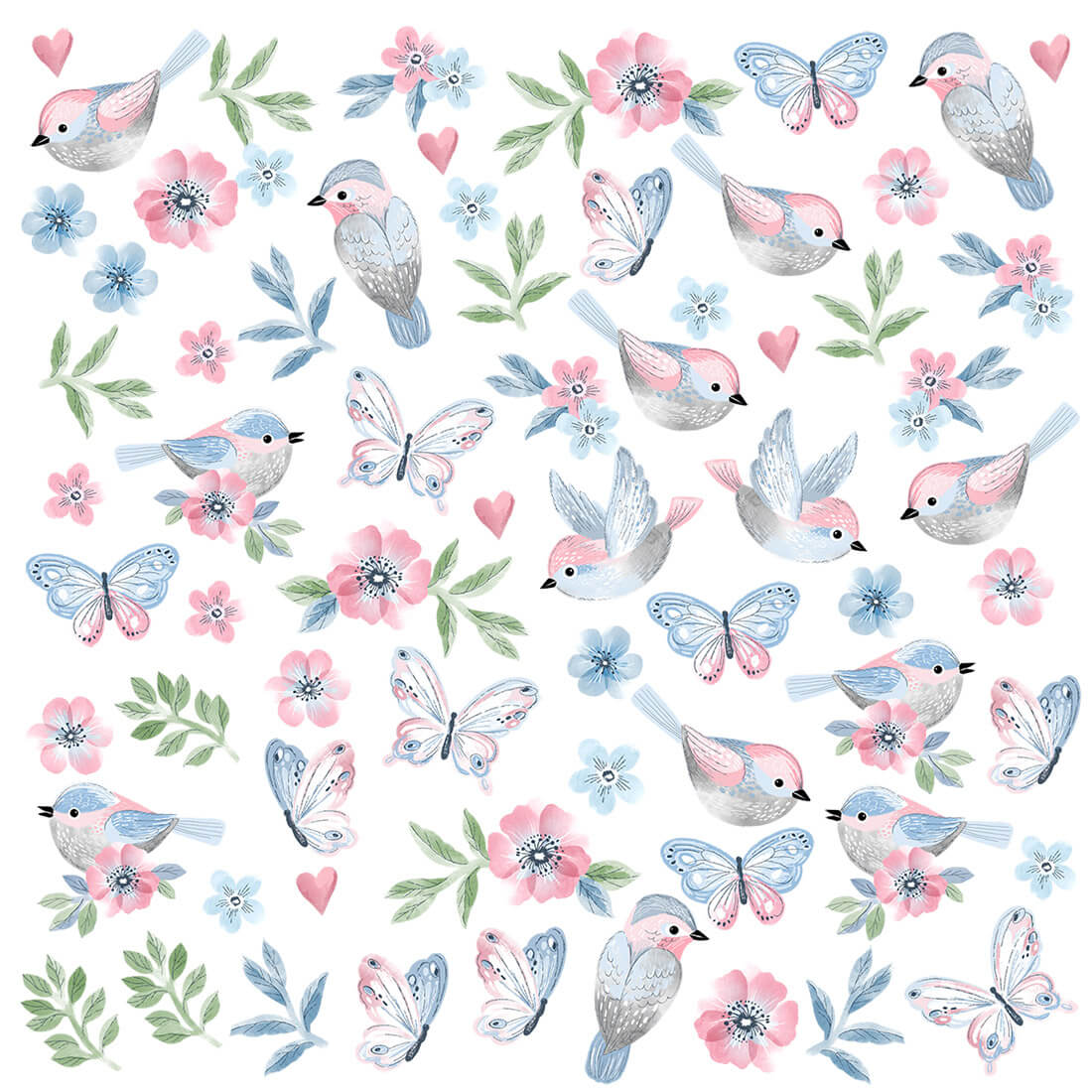 Wall Stickers | Pink Birds