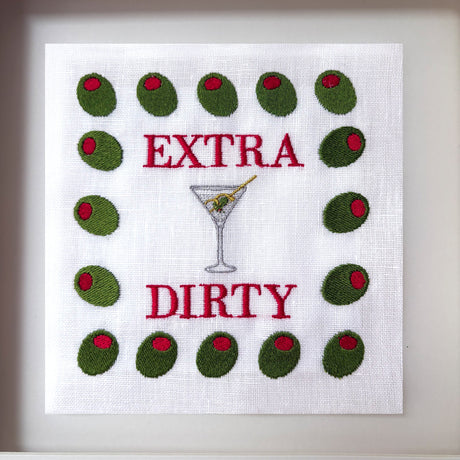 Extra Dirty Embroidered Artwork