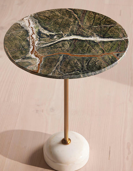 Abad Side Table, Marble